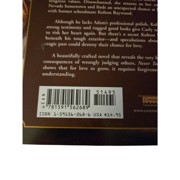 Never too late by Nancy L. Cratty - covenant books - isbn 1591562686 - Picture 4 of 6